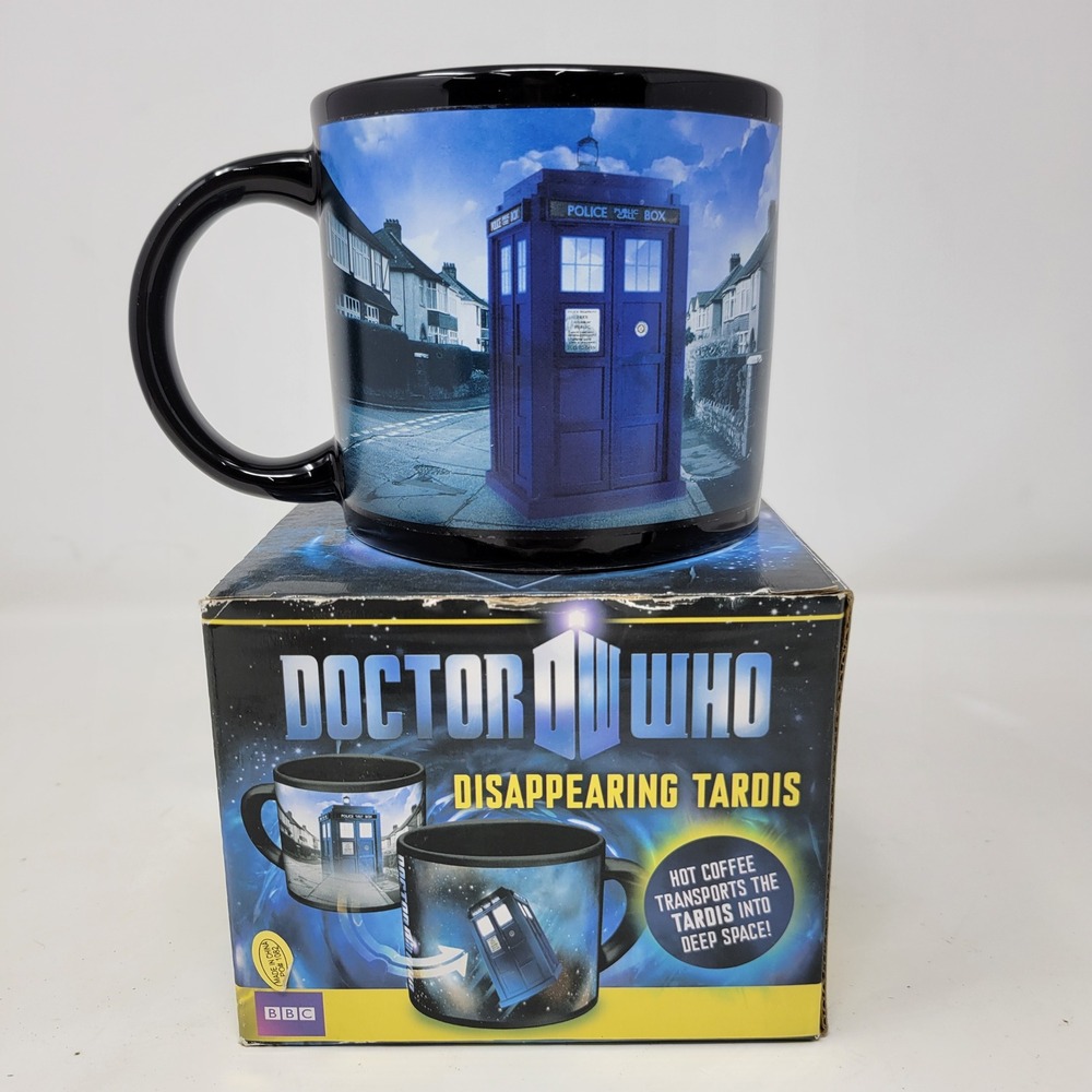 Doctor Who Disappearing TARDIS Heat Sensitive Coffee Mug Unemployed Philosophers